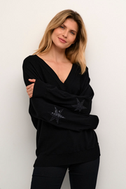 Annemarie Sequin V-Neck Sweater