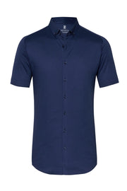 Short-Sleeved Jersey Sport Shirt in 2 Colours