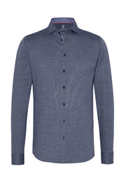 Long-Sleeved, Jersey-Knit Sport Shirt in 3 Colours