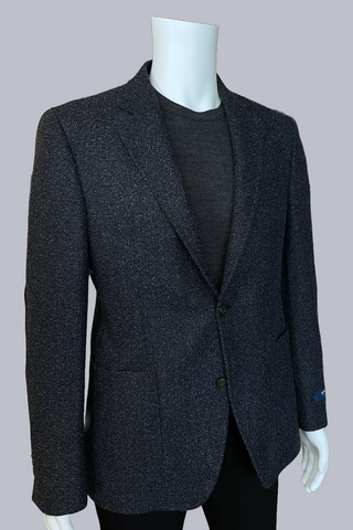 Navy Sport Coat With Patch Elbows