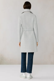 Fabianne Belted Mid Length Wool Coat