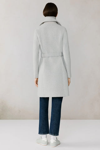 Fabianne Belted Mid Length Wool Coat