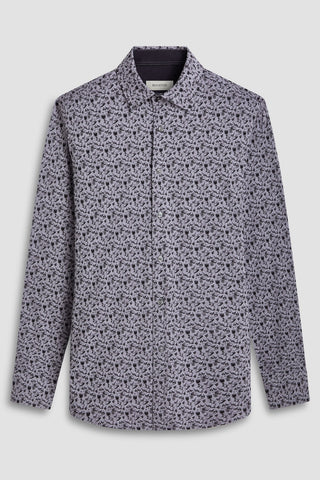 James Long-Sleeved OoohCotton Shirt in Zinc Cocktail Print