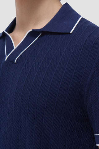 Wide Rib Short Sleeve Johnny Sweater in 3 Colours