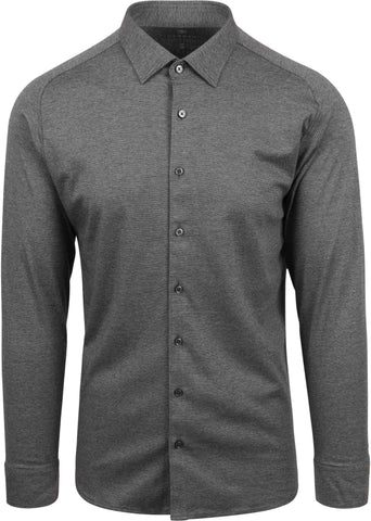 Long-Sleeved Jersey Knit Sport Shirt in 8 Colours