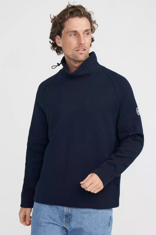 Alrik Windproof Sweater in Navy