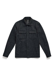 Shacket Houndstooth in Black