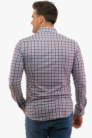 Horst's checkered long sleeve sports shirt in 2 colours