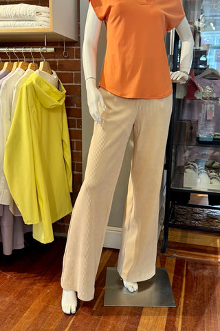 Wide-Leg Pant in Wide-Wale Courduroy Bone