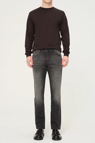 Nick Slim in Washed Black Knit