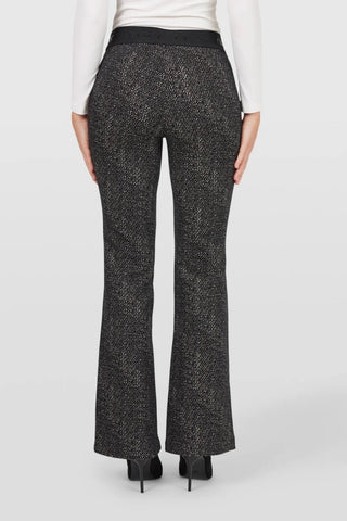 Joella Pants in Brown Herringbone