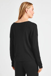 Georgie Cashblend Ribbed Sweater With Narrow Cuffs in 2 Colours