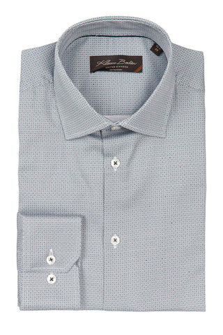 Long-Sleeved Metro Pattern Dress Shirt