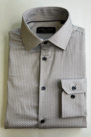 Long Sleeve Dress Shirt in Burgundy