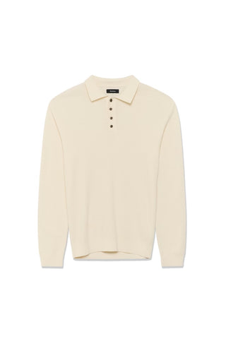 Kerone Long Sleeve Knit Polo Sweater in 2 Colors