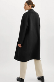 Thara Shawl-Collar Wool Coat in 2 Colours