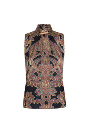 Luka Top in Floral Satin
