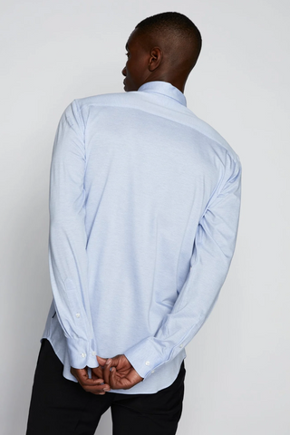 Marc Long-Sleeved Cross-Hatch Sport Shirt in 4 Colours