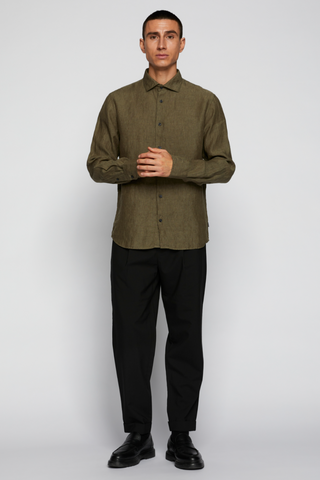 Lightweight Linen Long Sleeve Casual Shirt in 6 Colours