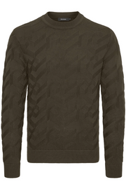 Triton Cotton Chevron-Knit Sweater in 2 Colours