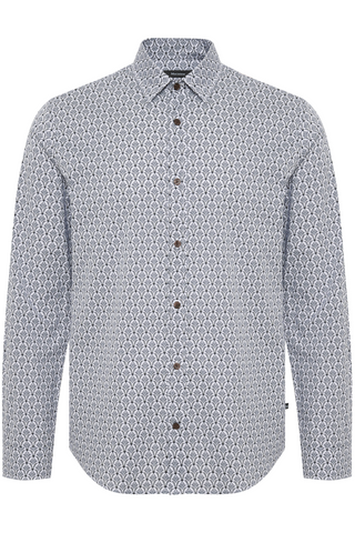Trostol Long-Sleeved Shirt With Fan Pattern in 2 Colours
