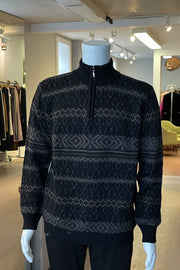 Mock Neck Zip Sweater in 2 Colours