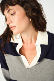 Wylie Rugby Style Sweater