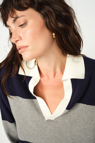 Wylie Rugby Style Sweater