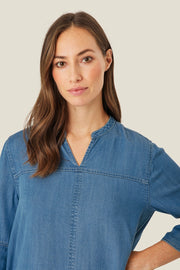 Deirdre Denim Top in Light Denim