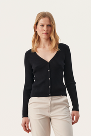 Camus Ribbed-Knit Cardigan in 2 Colours