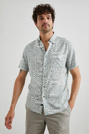 Carson Shirt in Bambu Block Kalamata