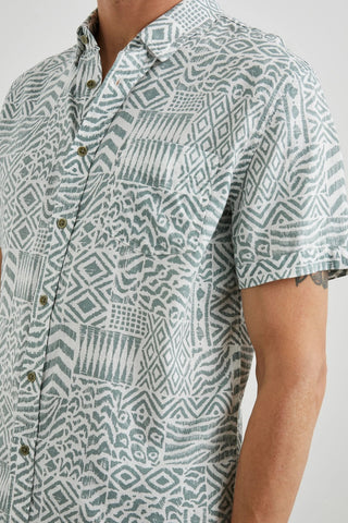 Carson Shirt in Bambu Block Kalamata