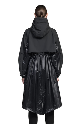 Reyna Raincoat in Black