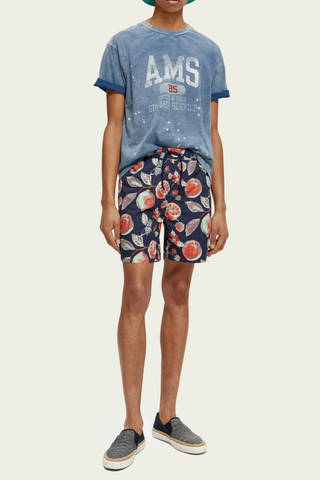 Circus Fruit Print Swim Shorts