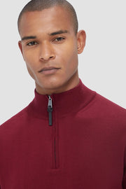 Spencer Quarter-Zip Merino-Wool Sweater in 4 Colours