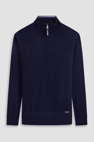 Spencer Quarter-Zip Merino-Wool Sweater in 4 Colours