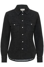 Sanilla Denim Long Sleeve Casual Shirt