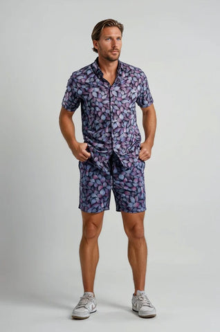 Nova Bad Trip Short Sleeve Shirt in Light Blue