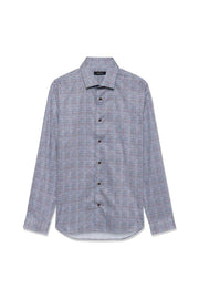 Trostol Long Sleeve Casual Shirt in Cowhide