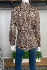 Animal Print Long Sleeve Shirt