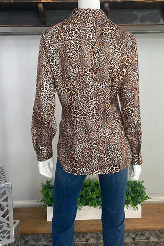 Animal Print Long Sleeve Shirt