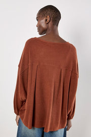 Honeycomb Pleat Back Sweater