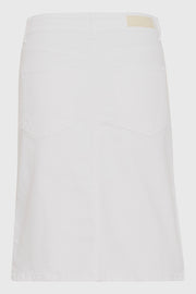 Leja Denim Skirt in Bright White