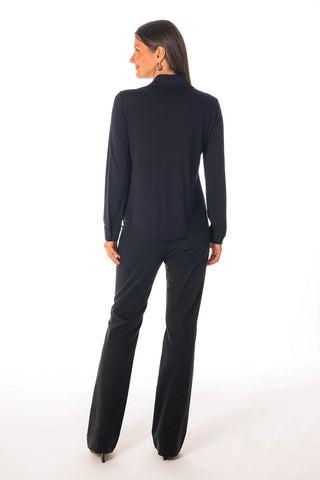 Long-sleeve Soft Knit Shirt in 2 Colours