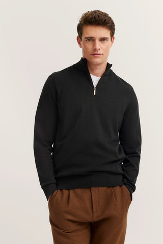 Quarter Zip Sweater in 2 Colors