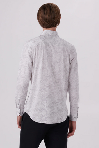 Faded Leaf Print Ooohcotton Shirt