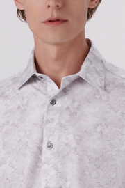 Faded Leaf Print Ooohcotton Shirt