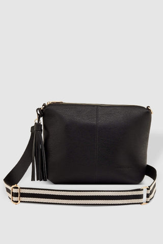 Daisy Crossbody Bag With Striped Strap in 2 Colours