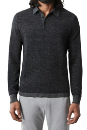 Fielder Long-Sleeved Polo Sweater in 2 Colours