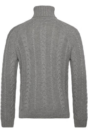 Kano Cable-Knit Turtleneck Sweater in 2 Colours